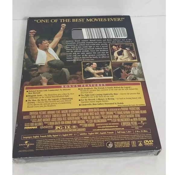 Cinderella Man Widescreen Edition Sealed DVD - Picture 2 of 4